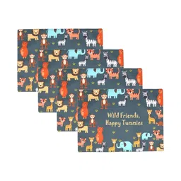 PRAKARTIK 4Pcs Green & Red Digital Printed Table Placemats-picture-20