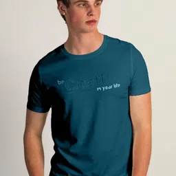 SUN 'N' SUMMER Typography Printed Round Neck Cotton Regular Fit T-shirt-picture-47