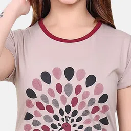 Divine Girl Women Pack Of 2 Printed Night suit image 2