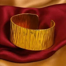 ISHTAARA Women Gold-Plated Cuff Bracelet-picture-36