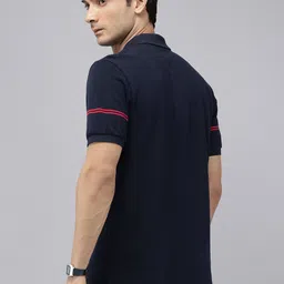 U.S. Polo Assn. Striped Polo Collar Pure Cotton Slim Fit T-shirt image 5