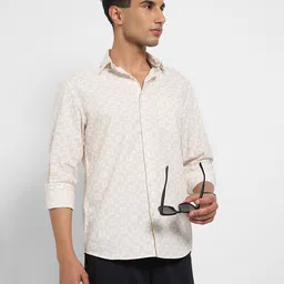 Peregrine by Pantaloons Men Floral Printed Casual Shirt-picture-25