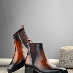 MILLE DOLLARI Men Casual Hand-Patina Chelsea Boots-picture-39