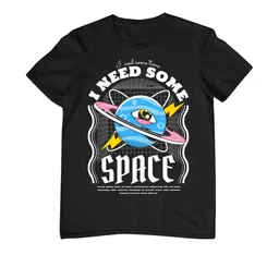 TeeSlix Unisex Black Tshirts image 3