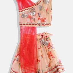 Readiprint Fashions Girls Printed Ready to Wear Lehenga & Blouse With Dupatta-image-91
