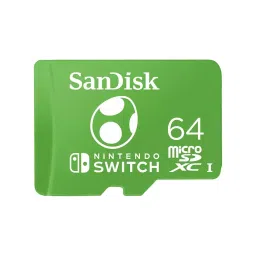 SanDisk Nintendo Switch Memory Card microSDXC 64 GB Green, SDSQXAO-064G-GN6ZN-picture-16