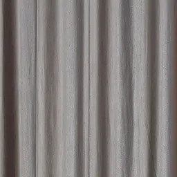 BELLA TRUE Grey 2 Pieces Window Curtains image 2