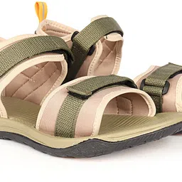 jqr sandals & Floaters for Men (Olive & Beige) image 4