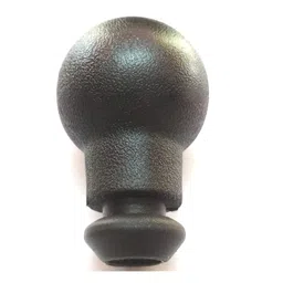 Silicone Sucker Gear Lever Knob Chrome Standard Fitting for Maruti Ritz (Black and Chrome) image 1