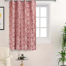 saral home Saral HomeKanan Cotton Window Room Darkening Curtain 1PC,Mauve. 4x5 ft-picture-21