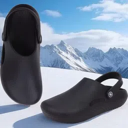 pampy angel Men Cl-800 Men Solid Black Clogs-picture-32