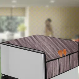 The Furnishing Tree Grey Printed Refrigerator Cover-picture-13