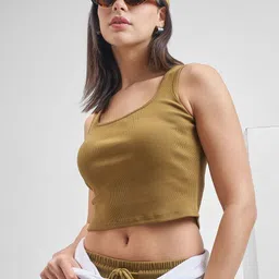 Street By Tokyo Talkies Cotton Tank Crop Top-picture-39