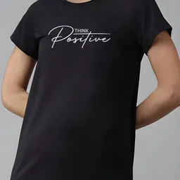 TRENDSATTIRE Round Neck Short Sleeves Regular Fit T-shirt image 5