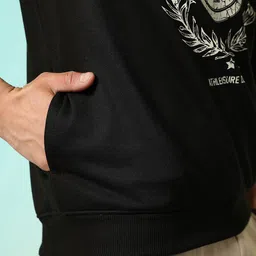 HRX by Hrithik Roshan Brand Logo Printed Knitted Sweatshirt image 5