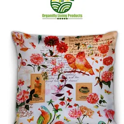 Organifly Living Products Multicoloured Set of 4 Ethnic Motifs Square Cushion Covers image 3