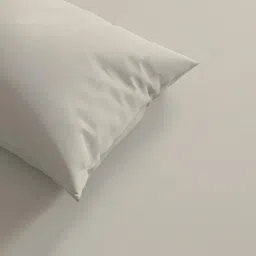 Trance Home Linen Cream-Coloured 300 TC Single Bedsheet with 2 Pillow Covers image 2