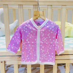 Fareto Infants Pack Of 5 Printed V-Neck Cotton Jhabla Vests image 2