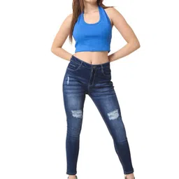 Sizi Solid Halter Neck Tank Sleeveless Crop Top image 4