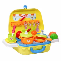Fiddlerz Kitchen Play Set Yellow - 22 Pieces-picture-12