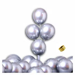 Shopperskart Balloon Set Silver - Pack of 26-picture-18