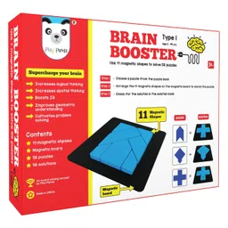 Play Panda Magnetic Brain Booster Junior Type 1 - 56 Puzzles 11 Magnetic Shapes-image-27