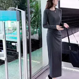 StyleCast x Revolte Bodycon Midi Dress image 3