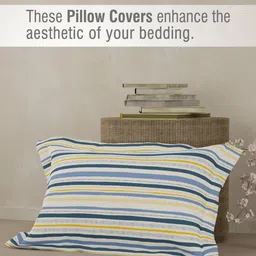 Boutique Living India Valatia White Printed Cotton 200TC Single Bedsheet Set 2.24m x 1.52m image 3