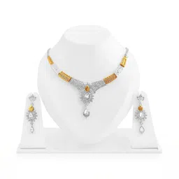 Women Click Stone Studded Jewellery Set-picture-17