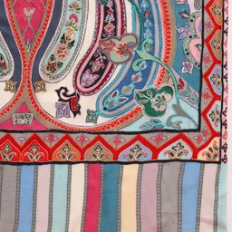 Pashmoda Ethnic Motifs Embroidered Shawl image 2