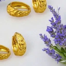 SHREE KRISHNA SHOPPING Gold-Plated Brass Earrings image 1