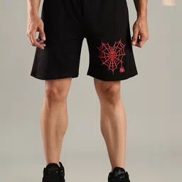Aerio Men Pack Of 2 Embroidered Mid-Rise Relaxed Fit Pure Cotton Shorts-picture-35