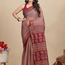 SHANVIKA Ethnic Motifs Pure Cotton Saree-picture-30