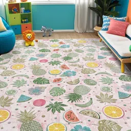 kaleen india Anti-Skid Backing Washable Indoor-Outdoor Rugs image 1