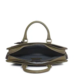 Da Milano Men Textured Leather Laptop Bag image 2