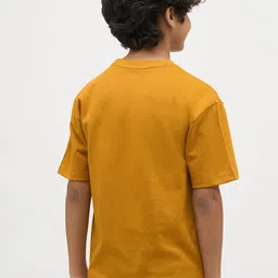 Jack & Jones Junior Boys Typography Round Neck Oversized Tshirt image 5