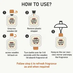 vampit Rasasi_Oud_Transparent, Car Freshener Hanging/Car Perfumes Accessories, LongLasting Diffuser image 4