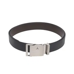 Metronaut Men Textured Leather Formal Belt image 5
