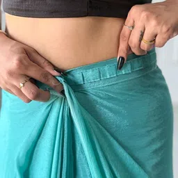 HERE&NOW Ombre Poly Georgette Saree image 3