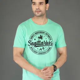 NOBLE HUSTLE Typography Printed Round Neck Pure Cotton T-shirt-picture-25