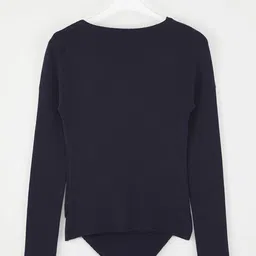 Trendyol Women Ribbed Boat Neck Pullover Sweaters image 4