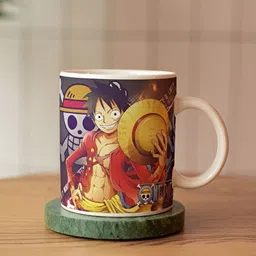 Mr UVD Red & Blue Cartoon Characters Printed Ceramic Matte Mug 339 ML image 4