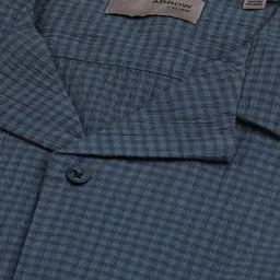 Arrow Men Textured Cuban Collar Casual Shirt image 2