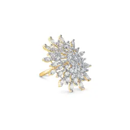 CHARMS Gold-Plated Alloy Cubic Zirconia Finger Ring-picture-19