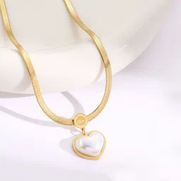 Designs & You Gold-Plated Heart Shaped Pendants with Chains image 4