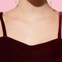 VAARARO Velvet Sheath Midi Dress image 5