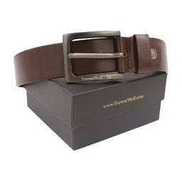 Everestwolf Men Textured Leather Formal Belt-picture-22