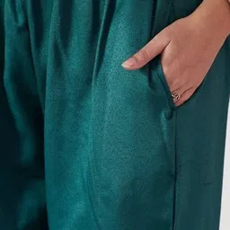 myplusfashion Women Plus Size Woolen Ethnic Palazzos image 5