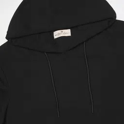 Stitch Hub Men Solid Hooded Cotton Sweatshirt image 5