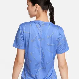 Nike Dri-FIT Swoosh Women's Short-Sleeve Printed Running Top image 2